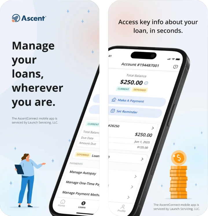 AscentConnect fintech mobile app